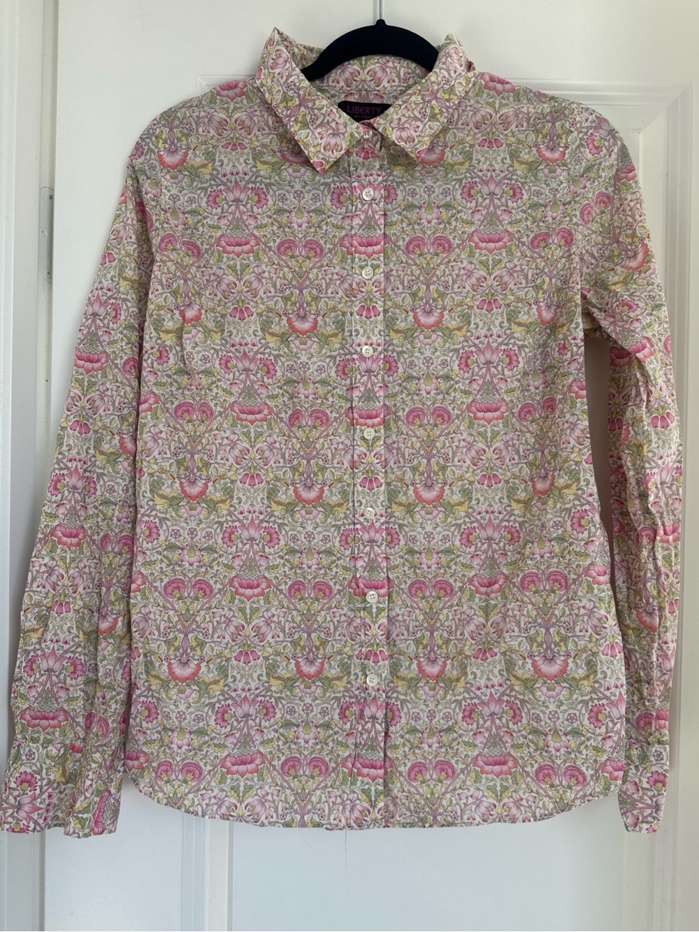 Liberty of London For J.Crew Perfect Button Up Shirt Floral Multicolor Size 10